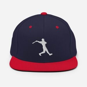 Aaron Judge Swing Logo Snapback Hat Navy/Red